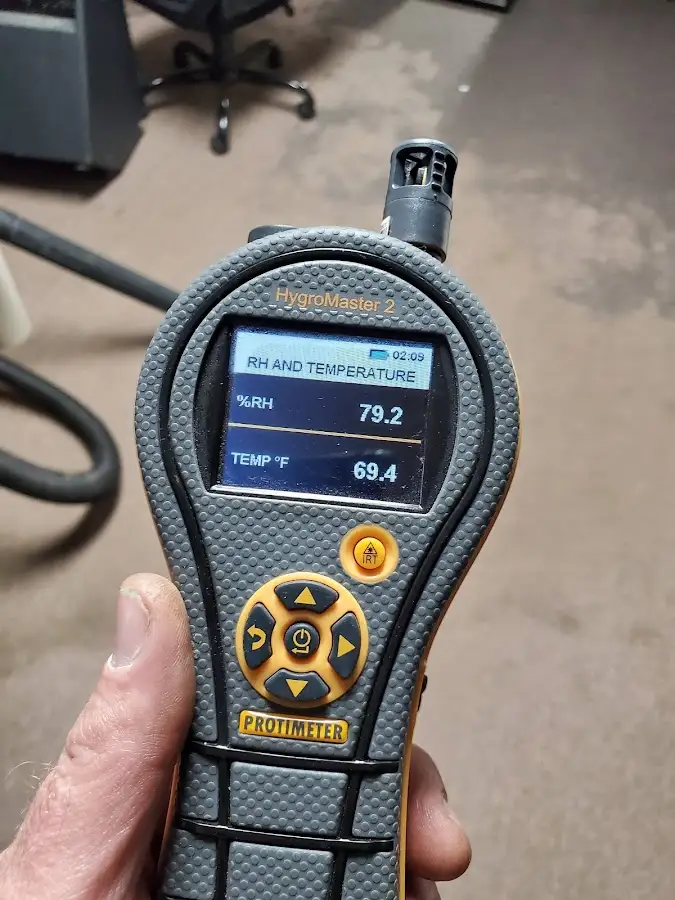 Moisture meter humidity assessment for Mold Remediation & Removal in Plaquemine